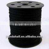 Faux Suede Necklace Cord, Jewelry Supply, Black(LW101Y) thumbnail-1