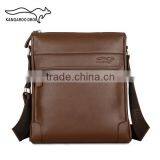 Mens Laptop Messenger Bag Genuine Leather Sling Shoulder Bag thumbnail-3