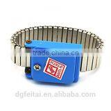 Stainless Metal Wireless ESD Wrist Straps Antistatic Wrist Band for Static Removal thumbnail-1