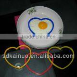 Food Garde Heart Shape Silicone Rubber Egg Ring thumbnail-1