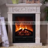 Electric fireplace with remote control