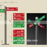 Outdoor Large Pylon Sign Direction Road Sign thumbnail-2