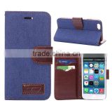 Jeans stand leather case for iphone6