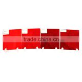 China Supplier Low Price Red Glass