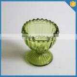 High Quality Hand Made Green Color Antique Glass Egg Holder
