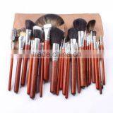 25pcs Top Quality Natural Wooden Handle Cosmetic Brush thumbnail-2