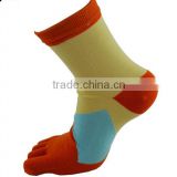 colored heel and toe socks