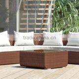 New L Shape Poly Rattan Garden Sofa Furniture thumbnail-3
