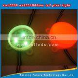 12v Ws2811 Ws2801 3led Full Color Indoor Digital Round Pixel Rgb Led Module for Party