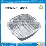 Fast Food Packaging Aluminium Foil Fast Noodle Bowl With Lid
