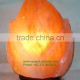 Beautiful Lotus Flower Shaped Himalayan Rock Salt Lamp