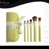 5pcs Wood Handle Makeup Brush Sets