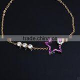 Wholesale Simple Style Gold Jewelry Baby Chain Smart Bracelet thumbnail-2
