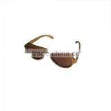 HCD Green Sandal Wooden Frame Sunglasses With Polarized Lens thumbnail-5