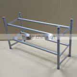 Powder Coating Grey Color 2 Tier 12 Pairs Shoe Rack With Grey Plastic Parts thumbnail-4