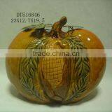 Ceramic Halloween Pumpkin thumbnail-1