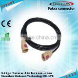 White Car Fakra Smb Connector for RG174 Cable