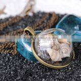 2016 New Style!!!The European and American Fashion Conch Shells on the Beach Wind Starfish Necklace The Glass Pendant thumbnail-3