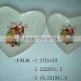 Christmas Pottery Garden Plate thumbnail-1