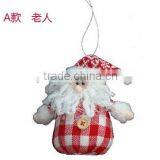 Christmas Tree Decoration Red and White Snowman Hanging thumbnail-1