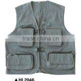 Grey Fishing Vest
