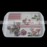 2015 Hot Selling Manufacter Wholeasle OEM Plastic Melamine Gift Tray With SGS LFGB thumbnail-2