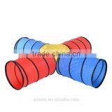 Pawhut New 4 Way Pet Cave Play Fun Kitten Kitty Colorful Toy Shape Exercise Cat Tunnel thumbnail-2