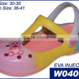 Clear PVC Women Jelly Clog Shoes