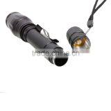 XML-T6 LED 5 Mode Focusing LED Torch Flashlight Black thumbnail-6