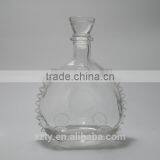 Glass Whiskey Bottle With Top thumbnail-1
