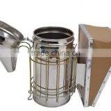 Factory Price manual stainless steel bee smoker with heat shield