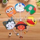 Popular Cartoon creative funny kids animal hand fans promotional small gifts for kids kindergarden