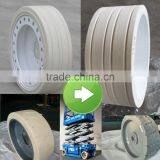 Good Price Fast Delivery AWP Skyjack Tires 10x4 16x5, Scissor Lift Tires and Wheels