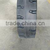 A Set of 4 Solid Flat Proof Skid Steer Tires 12-16.5 12x16.5 for Bobcat 843 853 863 873 thumbnail-5