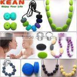 Customized Personal Style Silicone Beads Necklace Broken Heart Pendant thumbnail-4