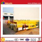 Phillaya 2 or 3 Axle Shipping Container Trailers 20ft 53feet Skeleton 40 ft Flatbed Container Semi Trailer for Sale thumbnail-3