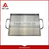 Camping Time Non-stick Charcoal BBQ Grill Roasting Pan BBQ Pan thumbnail-6