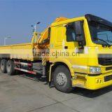 HOWO Sinotruk New 10 Wheels Truck 8T Mounted Crane thumbnail-4