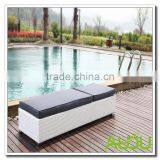 Audu New York Garden Outdoor Rattan Lounger thumbnail-2