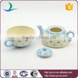 Wholesale Hand Painted Ceramic Tea Set for One in European Style thumbnail-3