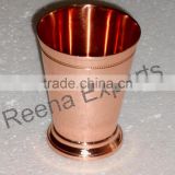 Solid Copper Mint Julep Cup, Copper Glass Copper Tumbler