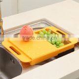 Wholesale Stock Kitchen Vegetable&Fruit Plastic Chopping Board Drain Board Draining Rack Storage Rack thumbnail-3