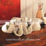 Custom Artificial Designed Resin Giant Clam Shell Tray thumbnail-3