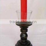 Antique Wooden Candle Stands,Designer Mango Wood Candle Stand,Wooden Candle Stand,Home Decorative Candle Stand,Candle Holders thumbnail-1