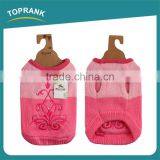 Hot Selling Small Knitting Flower Pink Lovable Dog Sweater Pet Clothes thumbnail-3