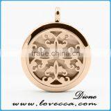 Stainless Steel Essential Oil Diffuser Perfume Aromatherapy Locket Pendant Nekclace thumbnail-4