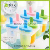 Set of 4 Plastic Ice Cream Stick Mould Ice Mold With Handle Ice Cube Machine thumbnail-1