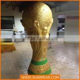 Customized Foamed Fiberglass World Cup Soccer Trophy