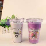 PS Double Wall 450ml Color Changing Tumbler With Oem Design thumbnail-2