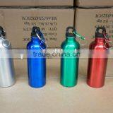 500ml With Heat Transfer Logo and Carabiner Lid for Aluminum Sport Water Bottles thumbnail-2